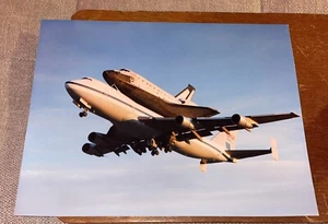 VINTAGE Foto Flug des Space Shuttle Columbia 747 Carrier NASA - Bild 1 von 7