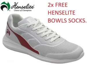 Henselite HM74 Lawn Bowling shoes. ULTRA LIGHTWEIGHT. 2x FREE SOCKS. 11 & 12 - Picture 1 of 4