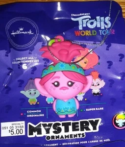 Hallmark Troll World Tour Mystery Ornament Poppy - Picture 1 of 1
