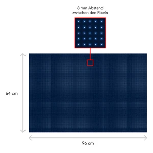 LED Display Laufschrift 96 x 64 cm Leuchtwerbung WiFi Außenbereich - Bild 1 von 6