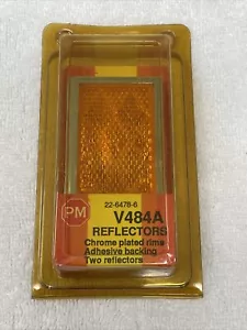 Respaldo adhesivo vintage PM Reflectors V484A nuevo de lote antiguo 2 reflectores por paquete EE. UU. 🙂 - Imagen 1 de 7