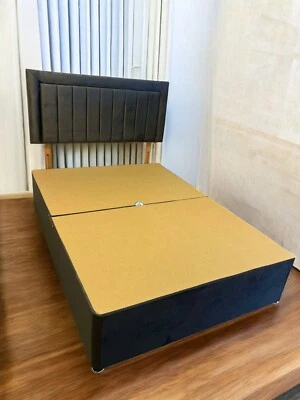 STONEHOUSE Single,Double,King Size Divan Bed Base.Storage.Headboard.3ft.4ft.4ft6.5ft,