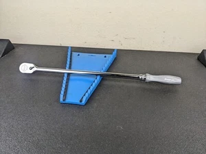 #bk038 Snap On NEW FHLLD80 3/8" Dual 80 Long Dark Titanium Hard Handle Ratchet - Picture 1 of 16