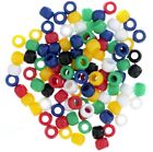 Impex Mini Crow Beads, 5mm, Assorted Colours, Pack of approx 200