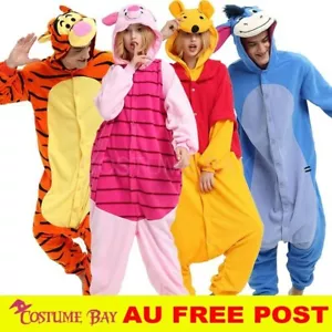 Adult Kigurumi Pajamas Cosplay Unisex Fleece Sleepwear Pyjamas Onesies Costume - Picture 1 of 36