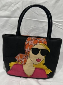 Bueno Sparkles Mini Purse Blonde Woman With A Bandana Included Shoulder Strap - Picture 1 of 13