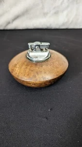 Vintage Ronson Richmond Treen Wooden Table Lighter Retro - Picture 1 of 1