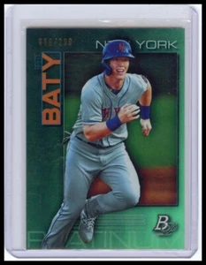 Bowman Platinum 2020 #TOP-46 Brett Baty Top Prospects verde azulado #/299 - Imagen 1 de 2