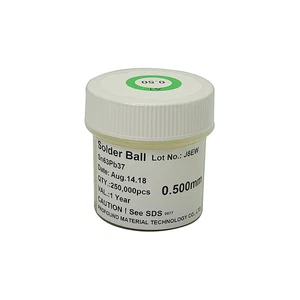 PMTC 0.5mm leaded BGA solder balls 250k bottle for BGA IC reballing station - Picture 1 of 3