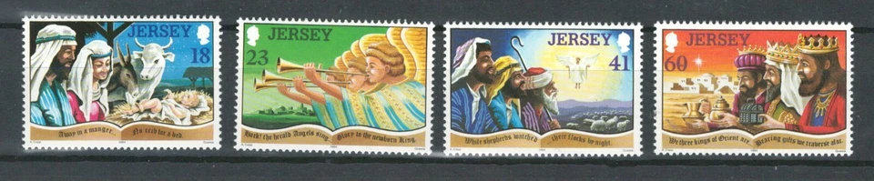 JERSEY BRITISH TERRITORIES #674-677 MNH 1994 Christmas Set Stamps LOT (JER 155) - Image 1 of 1