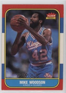 1986-87 Fleer Mike Woodson #129