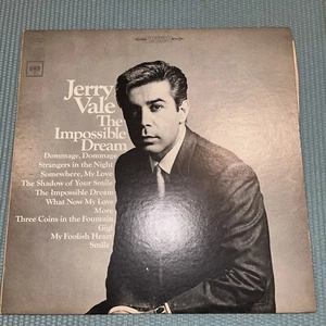 Jerry Vale “The Impossible Dream” Vinyl Album - Picture 1 of 4