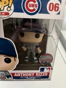 Funko Pop! Vinyl: Anthony Rizzo #6 Vaulted NIB Chicago cubs New Pop! Protector - Picture 1 of 9