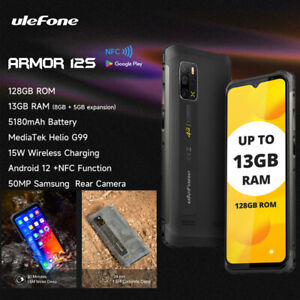 4G LTE Ulefone Armor 12S Rugged Smartphone Android 12 Waterproof Builder Mobile