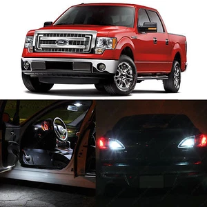 Ford F-150 2009-2014 15x kit de equipamiento interior blanco + luz LED inversa - Imagen 1 de 10