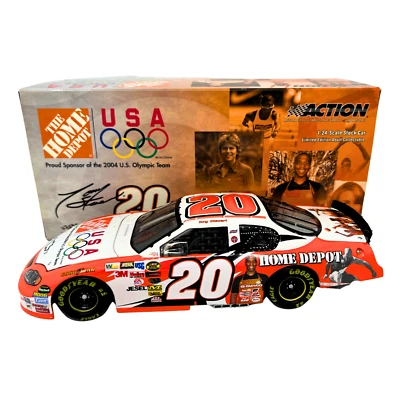 Acción Nascar #20 Tony Stewart Home Depot Juegos Olímpicos de Estados Unidos Distribuidores GM Diecast 1:24 Foto 1 de 4