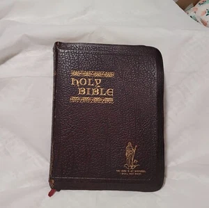 1946 The Good Leader Bible Burgandy KJV Dickson Publishing Indexed Tab Pages - Picture 1 of 16