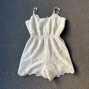 Bardot Women’s Sleeveless Romper Jumpsuit White Size AU 10 Floral Pattern - Picture 1 of 10