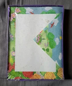 Vintage Box Of Stationery English Cards, Ltd. Full Box New Sealed Birds Flowers - Picture 1 of 3