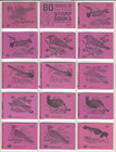 G. B 1971-74 30p British Birds  Booklets  plus 80 years of Stamp Booklets