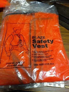 BLAZE ORANGE Deer Hunter Road Package Delivery Safety Lot of 5 NEW One Size - Picture 1 of 3