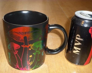 MAGIC MUSHROOMS & FLOWERS & STARS, [JUMBO], Keramik Kaffeebecher / Tasse, VINTAGE - Bild 1 von 8