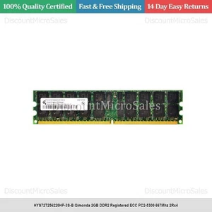 HYS72T256220HP-3S-B Qimonda 2GB DDR2 Registered ECC PC2-5300 667Mhz 2Rx4 - Picture 1 of 1