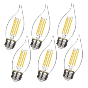 C35/CA11 Chandelier led Light Bulbs, Dimmable 4W Equivalent to 40W LED Candel... - Picture 1 of 7