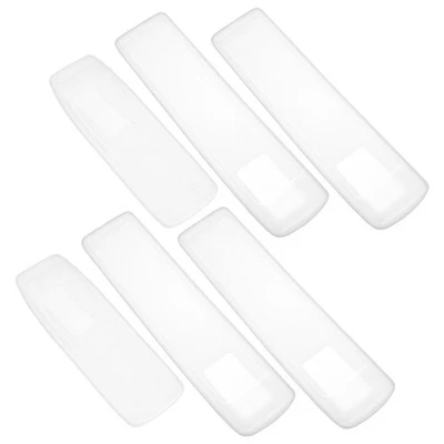 Lot de 6 étuis de protection en silicone pour télécommandes - Étui transparent - Photo 1/4
