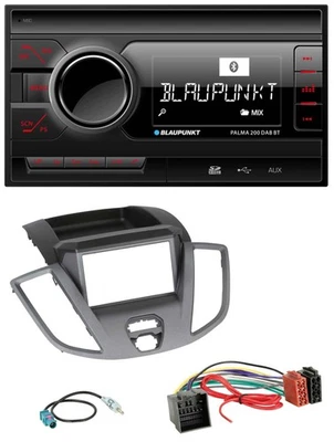 Blaupunkt MP3 Bluetooth DAB 2DIN SD USB Autoradio für Ford Transit 2018-2019 sch - Bild 1 von 4