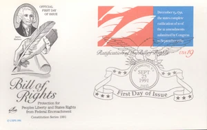 1991 FDC Postal Card- Scott# UX151 - Art Craft Cachet  UA - Picture 1 of 1