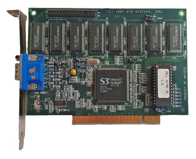 STB Systems Dell Nitro 3D 1.3 S3 ViRGE/GX, 2MB. PCI, VGA Card. - Image 1 of 3