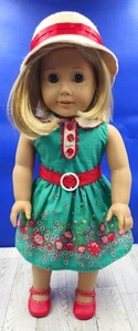 American Girl - Kit Kittredge Doll In Beforever Meet Dress + Hat - 18-inch Doll  - Picture 1 of 15