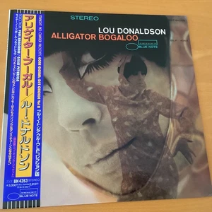 LOU DONALDSON ALLIGATOR BOOGALOO JAPAN LP OBI BN-4263 BLUE NOTE - Picture 1 of 5