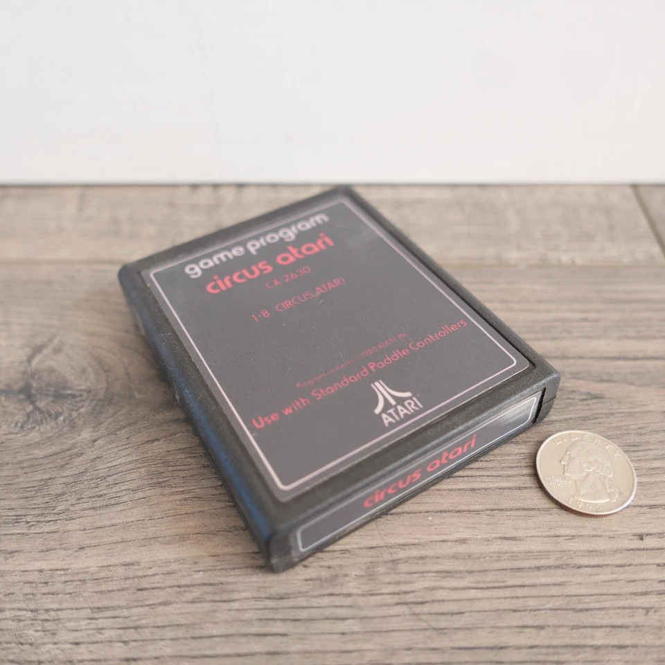 Atari 2600 Circus Atari Authentic Tested & Working Vintage 1980 Cartridge Only - Image 1 of 1