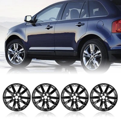 4Pcs Chrome 18" Wheel Cover Hub Caps Rim Cover Hubcaps For FORD EDGE 2011-2014 - Image 1 of 4