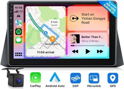 Para Honda Accord 08-12 Android 14 10.1" Coche Estéreo Radio CarPlay GPS Rastreador WiFi Foto 1 de 4