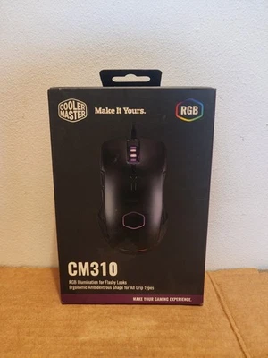 Cooler Master MM310 Wire Gaming Mouse with 12000 DPI Sensor (Black) - Image 1 of 4
