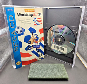 World Cup USA '94 (Sega CD, 1994) COMPLETE!! US Gold !! 24 Actual Teams!!