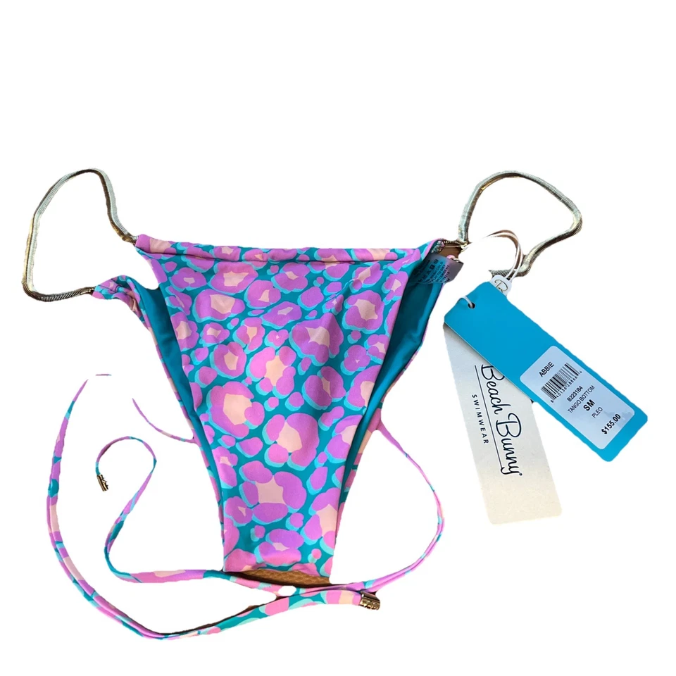 NUEVO Beach Bunny Abbie Tango Fondo Estampado Floral Talla Pequeña Nuevo con Etiquetas Foto 1 de 4