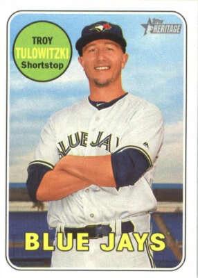 2018 Topps Heritage #98 Troy Tulowitzki Toronto Blue Jays - Image 1 of 2
