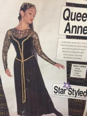 DISFRAZ RENACENTISTA REINA ANNE ADULTO (S o M) Foto 1 de 4