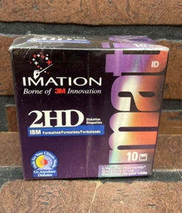 3.5'' Floppy Diskettes, IBM-Formatted, DS/HD, 10 Pack - Picture 1 of 6