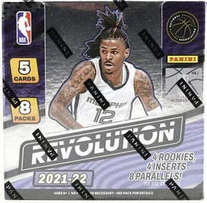 2021-22 Panini NBA Basketball Revolution Hobby Box Sealed Cade Cunningham RC - Picture 1 of 5