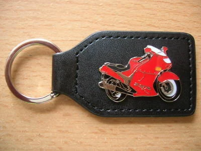 Schlüsselanhänger Kawasaki ZZR 1100 / ZZR1100 rot red Motorrad Moto Art. 0504 - Bild 1 von 4
