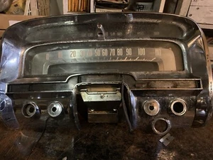 1954 1955 Cadillac Speedometer W Chrome Housing - Picture 1 of 4