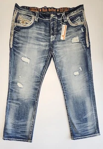 Rock Revival Men's Jeans 44x32 - Picture 1 of 10