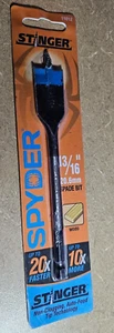 Nueva broca de pala Stinger Spyder para madera 13/16--11012 - Imagen 1 de 1