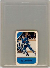 1982-83 POST CEREAL MINI NHL HOCKEY CARD JERE GILLIS QUEBEC NORDIQUES #NNO