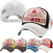 Lone Star Mesh Vintage Distressed Baseball Cap Dad Hat Adjustable
